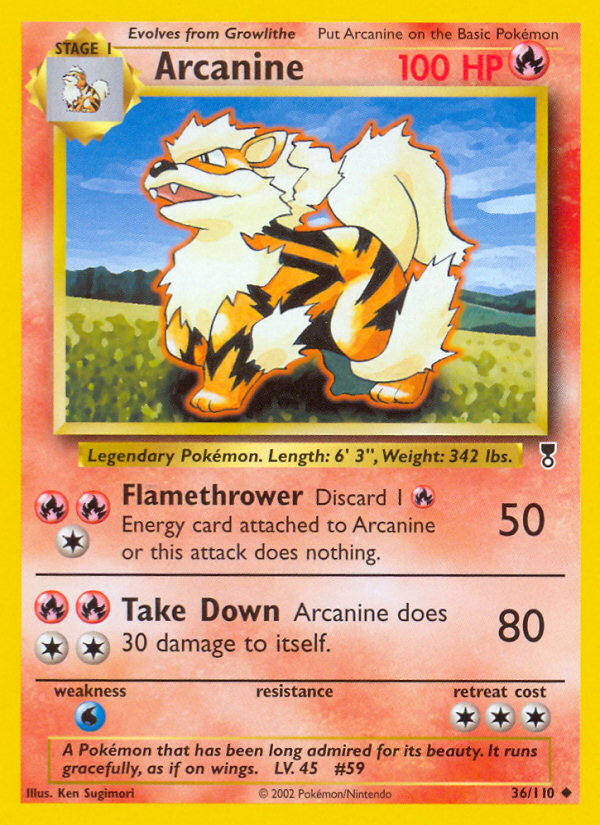 Arcanine (36/110) [Legendary Collection] - Card Brawlers | Quebec | Canada | Yu-Gi-Oh!