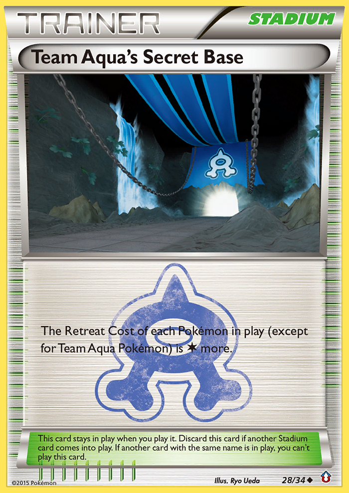 Team Aqua's Secret Base (28/34) [XY: Double Crisis] - Card Brawlers | Quebec | Canada | Yu-Gi-Oh!