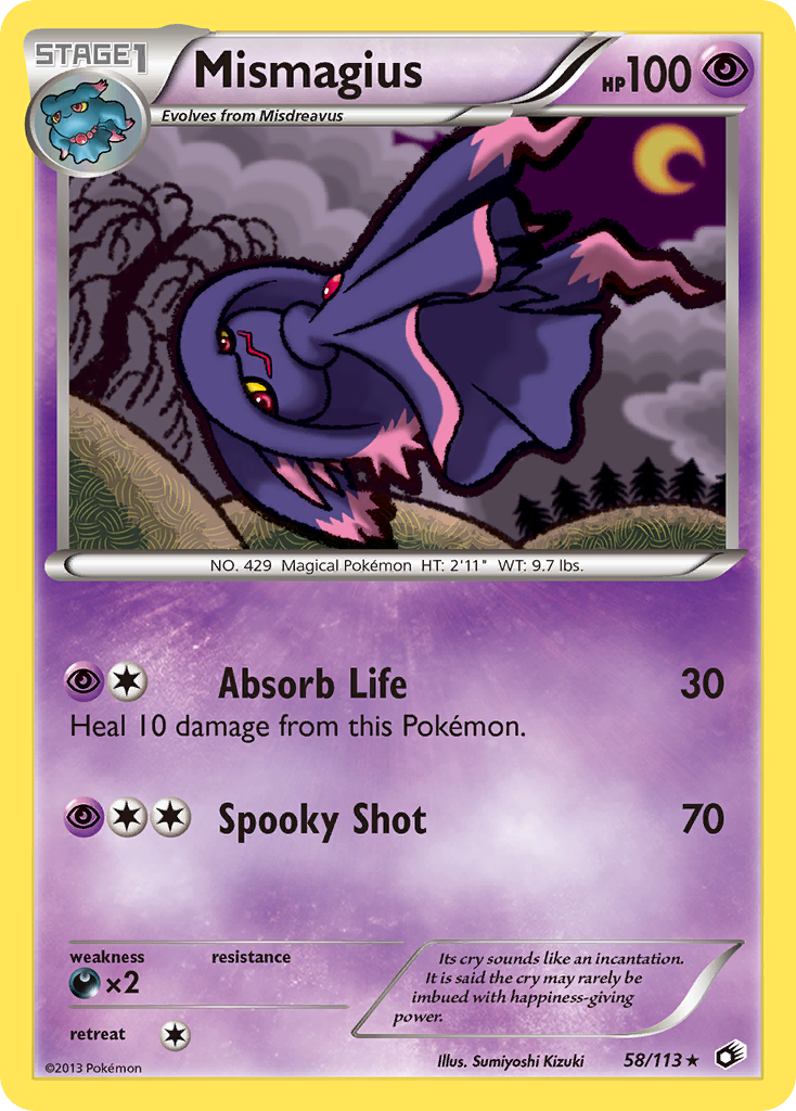 Mismagius (58/113) [Black & White: Legendary Treasures] - Card Brawlers | Quebec | Canada | Yu-Gi-Oh!