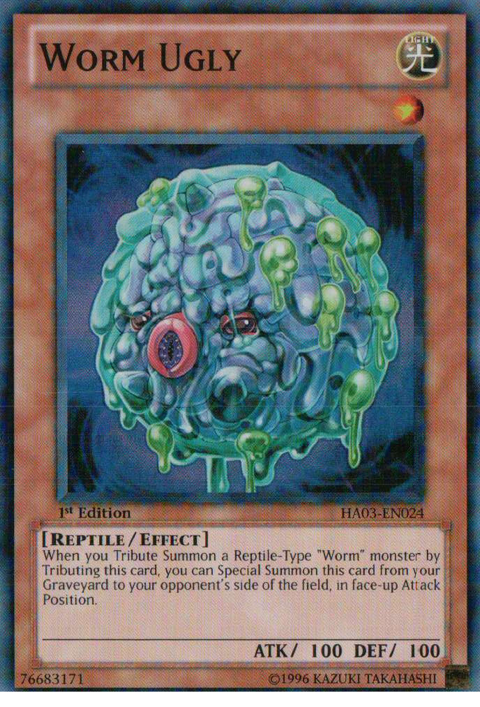 Worm Ugly [HA03-EN024] Super Rare - Card Brawlers | Quebec | Canada | Yu-Gi-Oh!