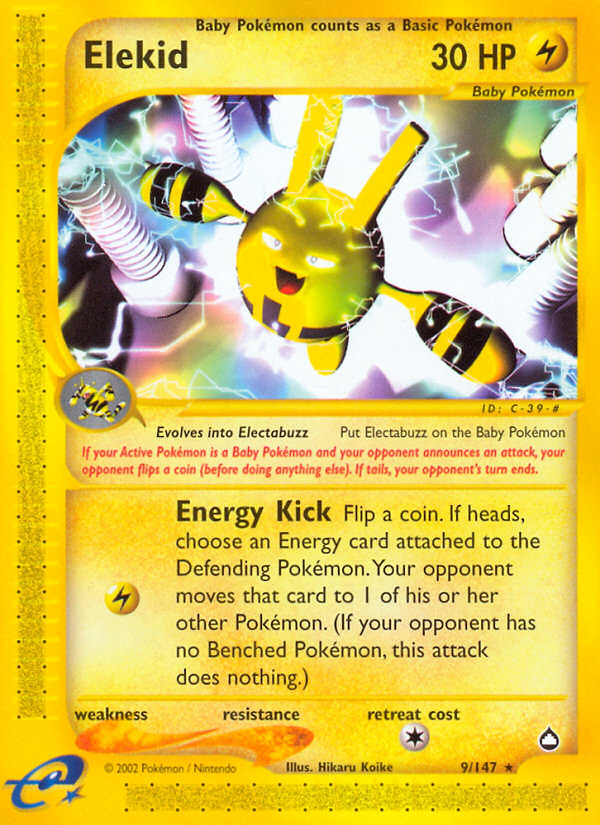 Elekid (9/147) [Aquapolis] - Card Brawlers | Quebec | Canada | Yu-Gi-Oh!