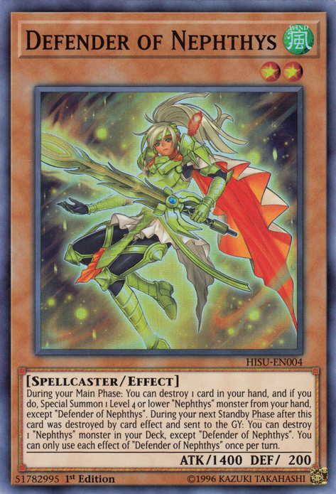 Defender of Nephthys [HISU-EN004] Super Rare - Card Brawlers | Quebec | Canada | Yu-Gi-Oh!