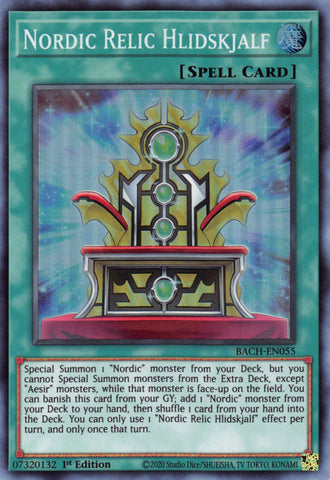 Nordic Relic Hlidskjalf [BACH-EN055] Super Rare - Card Brawlers | Quebec | Canada | Yu-Gi-Oh!