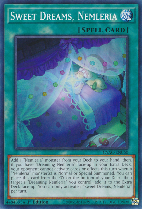 Sweet Dreams, Nemleria [CYAC-EN060] Common - Card Brawlers | Quebec | Canada | Yu-Gi-Oh!