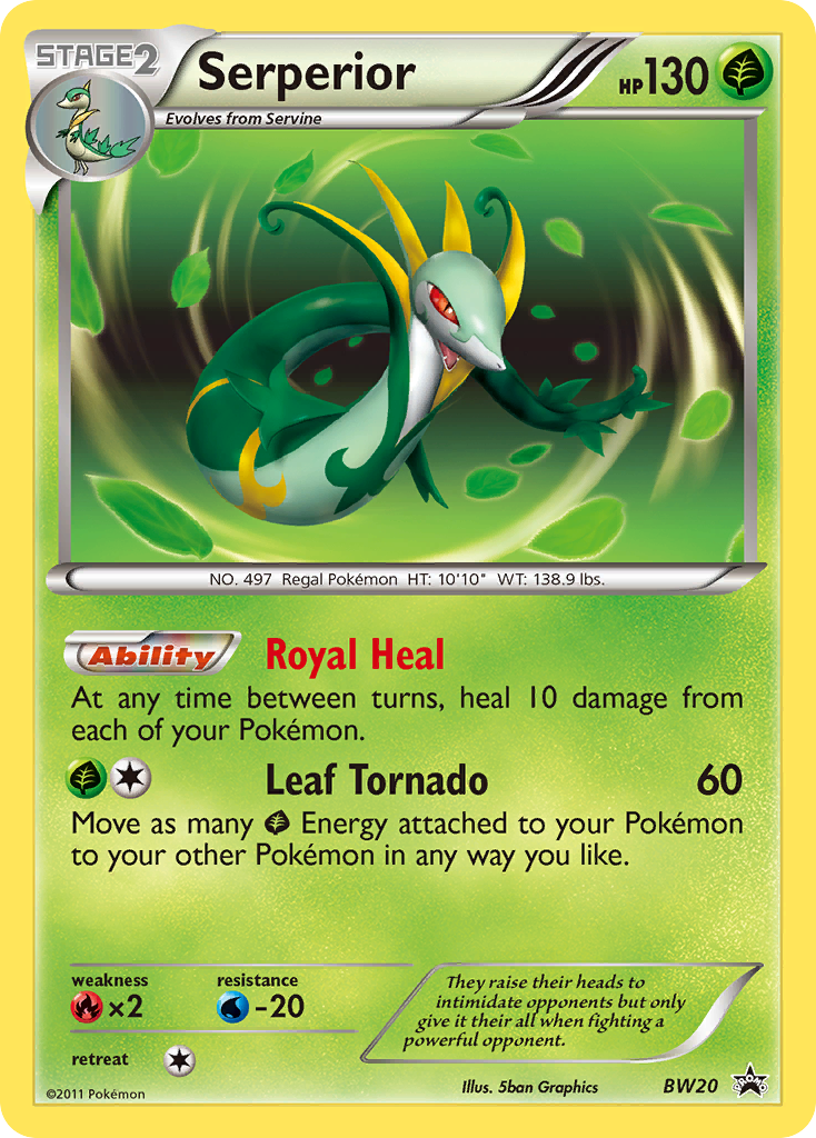 Serperior (BW20) [Black & White: Black Star Promos] - Card Brawlers | Quebec | Canada | Yu-Gi-Oh!