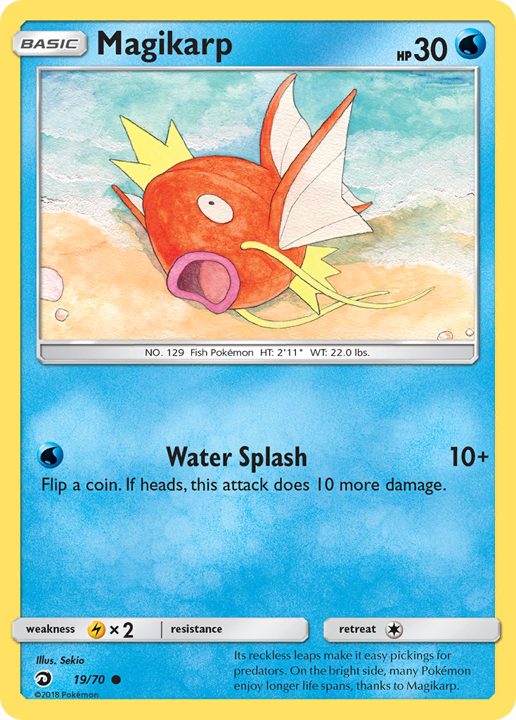 Magikarp (19/70) [Sun & Moon: Dragon Majesty] - Card Brawlers | Quebec | Canada | Yu-Gi-Oh!
