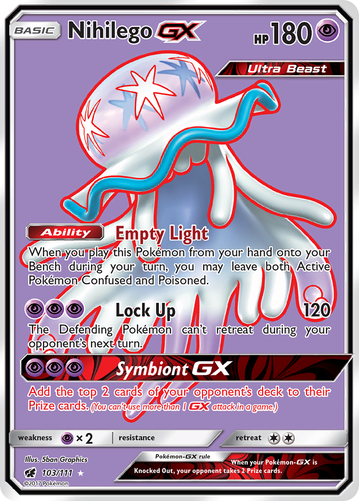 Nihilego GX (103/111) [Sun & Moon: Crimson Invasion] - Card Brawlers | Quebec | Canada | Yu-Gi-Oh!