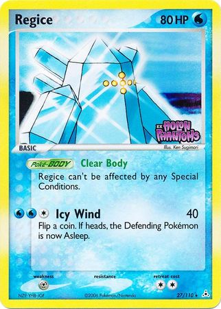 Regice (27/110) (Stamped) [EX: Holon Phantoms] - Card Brawlers | Quebec | Canada | Yu-Gi-Oh!