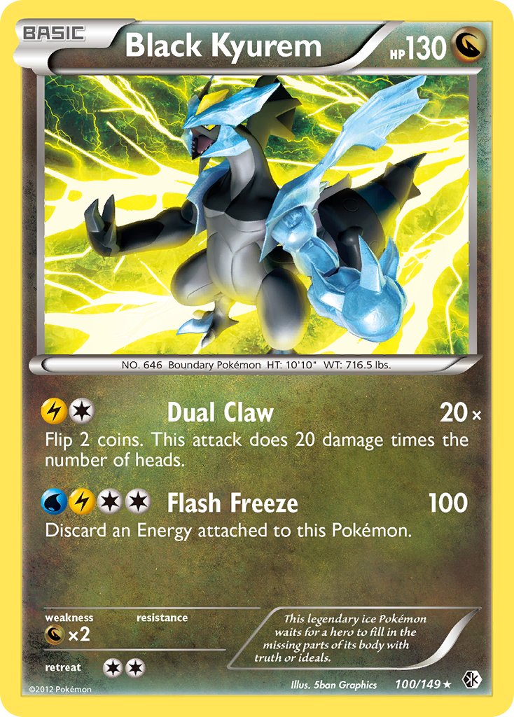 Black Kyurem (100/149) (Theme Deck Exclusive) [Black & White: Boundaries Crossed] - Card Brawlers | Quebec | Canada | Yu-Gi-Oh!