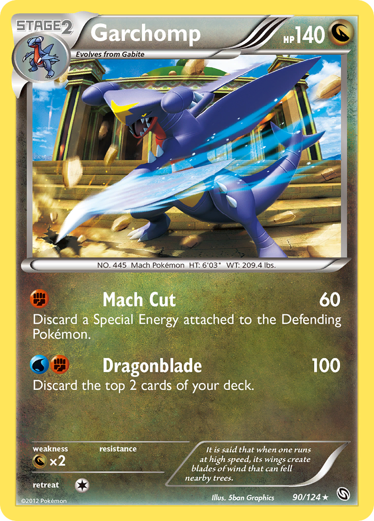 Garchomp (90/124) [Black & White: Dragons Exalted] - Card Brawlers | Quebec | Canada | Yu-Gi-Oh!