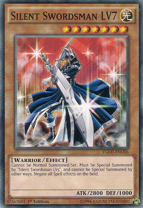 Silent Swordsman LV7 [YGLD-ENC06] Common - Yu-Gi-Oh! - Card Brawlers | Quebec | Canada |