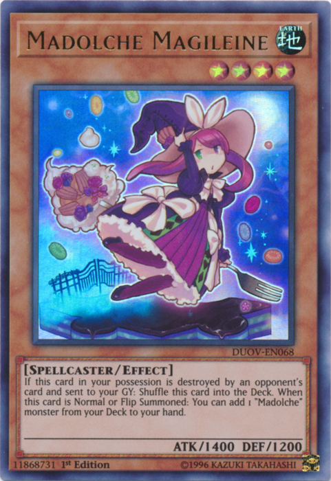 Madolche Magileine [DUOV-EN068] Ultra Rare - Card Brawlers | Quebec | Canada | Yu-Gi-Oh!