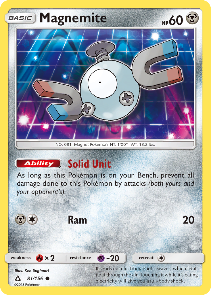 Magnemite (81/156) [Sun & Moon: Ultra Prism] - Card Brawlers | Quebec | Canada | Yu-Gi-Oh!
