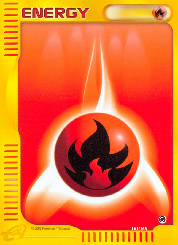 Fire Energy (161/165) [Expedition: Base Set] - Card Brawlers | Quebec | Canada | Yu-Gi-Oh!