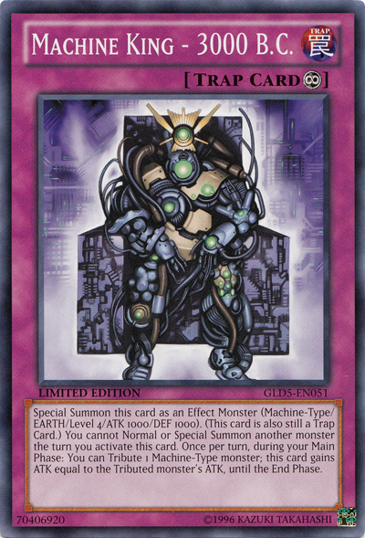 Machine King - 3000 B.C. [GLD5-EN051] Common - Card Brawlers | Quebec | Canada | Yu-Gi-Oh!