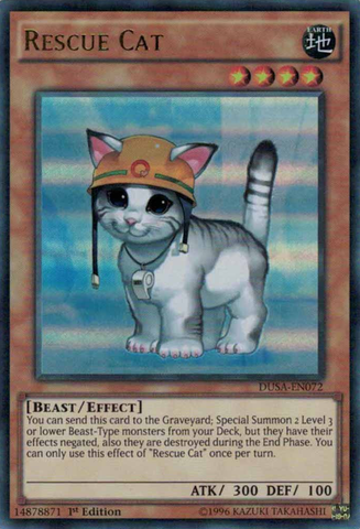 Rescue Cat [DUSA-EN072] Ultra Rare - Yu-Gi-Oh! - Card Brawlers | Quebec | Canada |