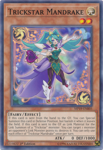 Trickstar Mandrake [MP19-EN005] Common - Card Brawlers | Quebec | Canada | Yu-Gi-Oh!