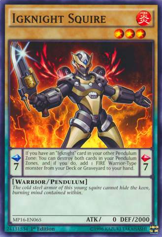 Igknight Squire [MP16-EN065] Common - Card Brawlers | Quebec | Canada | Yu-Gi-Oh!