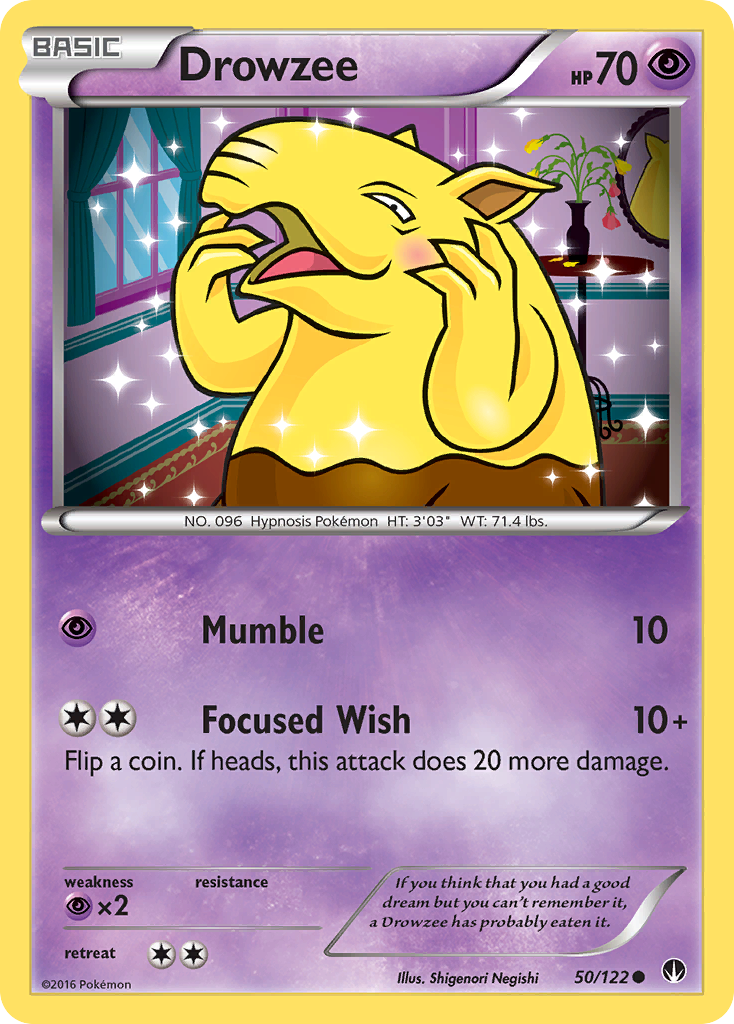 Drowzee (50/122) [XY: BREAKpoint] - Card Brawlers | Quebec | Canada | Yu-Gi-Oh!