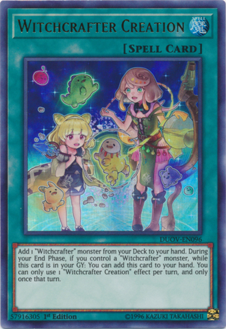 Witchcrafter Creation [DUOV-EN096] Ultra Rare - Card Brawlers | Quebec | Canada | Yu-Gi-Oh!