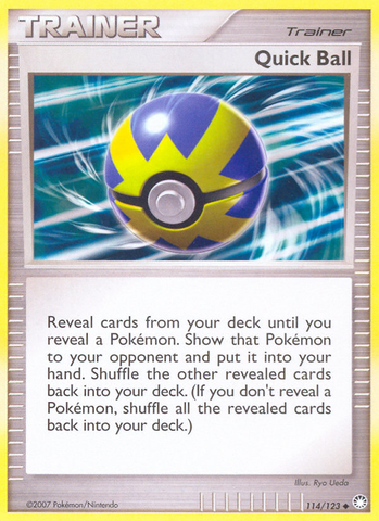 Quick Ball (114/123) [Diamond & Pearl: Mysterious Treasures] - Card Brawlers | Quebec | Canada | Yu-Gi-Oh!