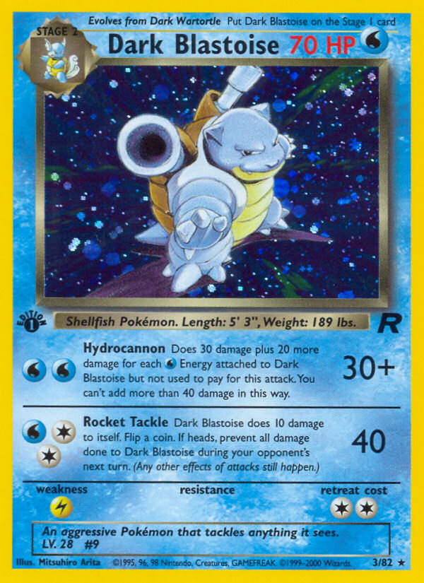 Dark Blastoise (3/82) [Team Rocket 1st Edition] - Card Brawlers | Quebec | Canada | Yu-Gi-Oh!