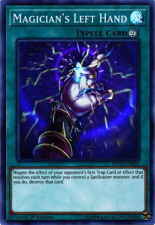 Magician's Left Hand [INCH-EN058] Super Rare - Card Brawlers | Quebec | Canada | Yu-Gi-Oh!