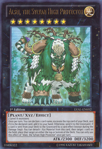 Alsei, the Sylvan High Protector [LVAL-EN052] Ultra Rare - Yu-Gi-Oh! - Card Brawlers | Quebec | Canada |