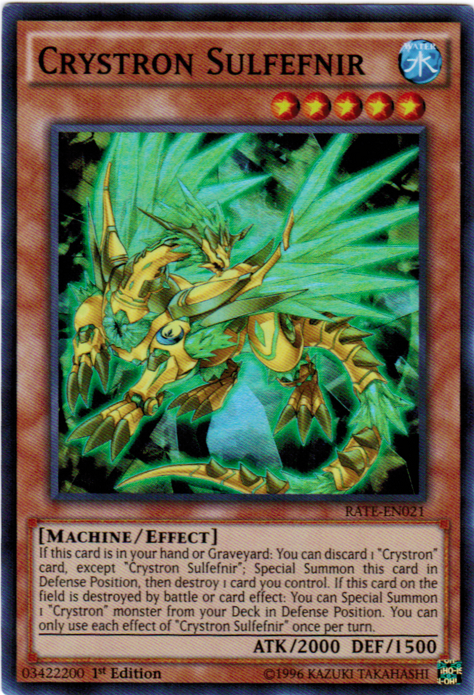 Crystron Sulfefnir [RATE-EN021] Super Rare - Yu-Gi-Oh! - Card Brawlers | Quebec | Canada |