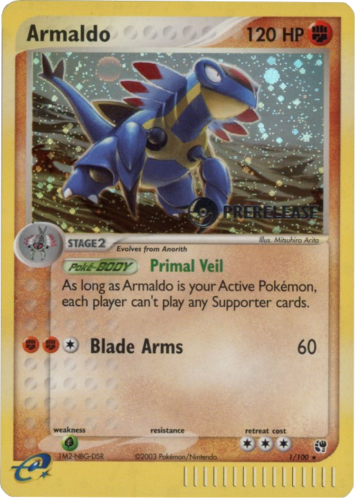 Armaldo (1/100) (Prerelease Promo) [EX: Sandstorm] - Card Brawlers | Quebec | Canada | Yu-Gi-Oh!
