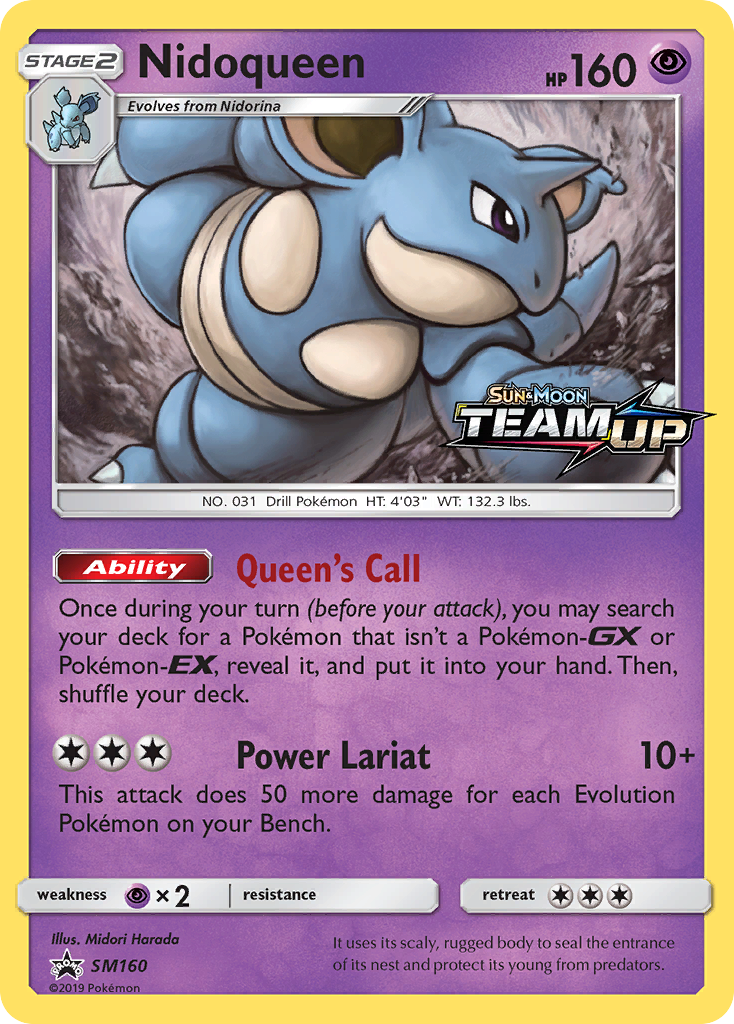 Nidoqueen (SM160) [Sun & Moon: Black Star Promos] - Card Brawlers | Quebec | Canada | Yu-Gi-Oh!