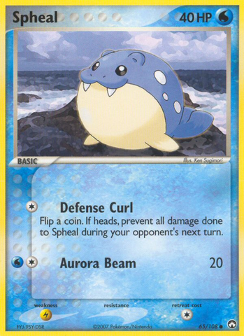 Spheal (65/108) [EX: Power Keepers] - Card Brawlers | Quebec | Canada | Yu-Gi-Oh!