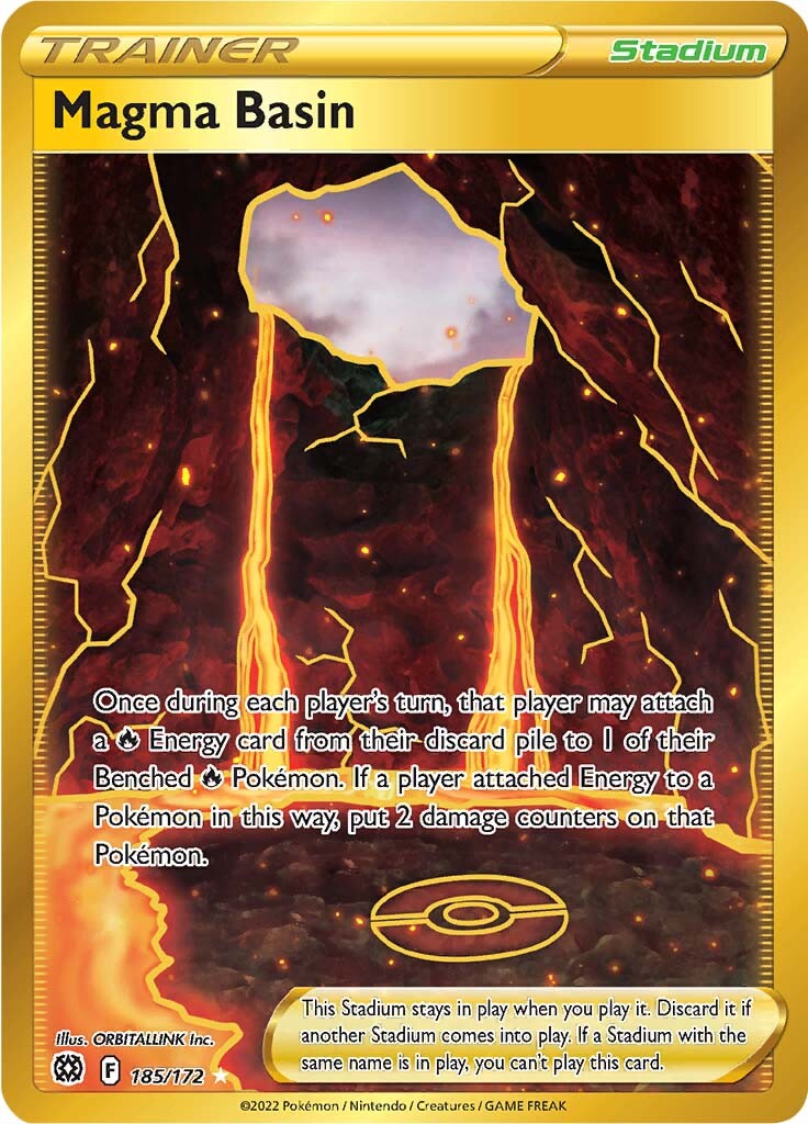 Magma Basin (185/172) [Sword & Shield: Brilliant Stars] - Card Brawlers | Quebec | Canada | Yu-Gi-Oh!