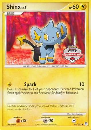 Shinx (98/130) (City Championships Promo) [Nintendo: Black Star Promos] - Card Brawlers | Quebec | Canada | Yu-Gi-Oh!