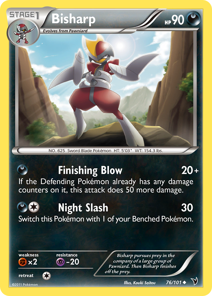 Bisharp (76/101) [Black & White: Noble Victories] - Card Brawlers | Quebec | Canada | Yu-Gi-Oh!