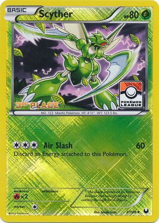 Scyther (4/108) (League Promo 3rd Place) [Black & White: Dark Explorers] - Card Brawlers | Quebec | Canada | Yu-Gi-Oh!
