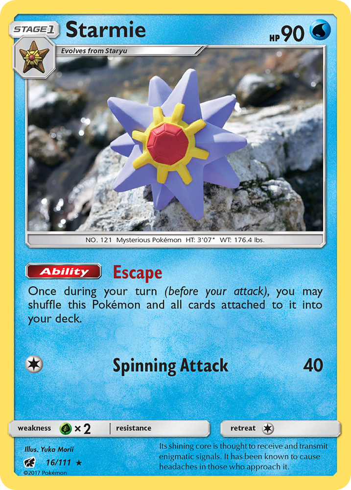 Starmie (16/111) [Sun & Moon: Crimson Invasion] - Card Brawlers | Quebec | Canada | Yu-Gi-Oh!