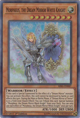 Morpheus, the Dream Mirror White Knight [RIRA-EN087] Super Rare - Card Brawlers | Quebec | Canada | Yu-Gi-Oh!