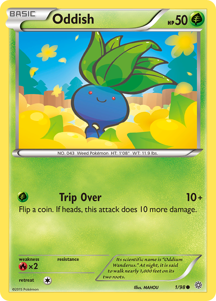 Oddish (1/98) [XY: Ancient Origins] - Card Brawlers | Quebec | Canada | Yu-Gi-Oh!