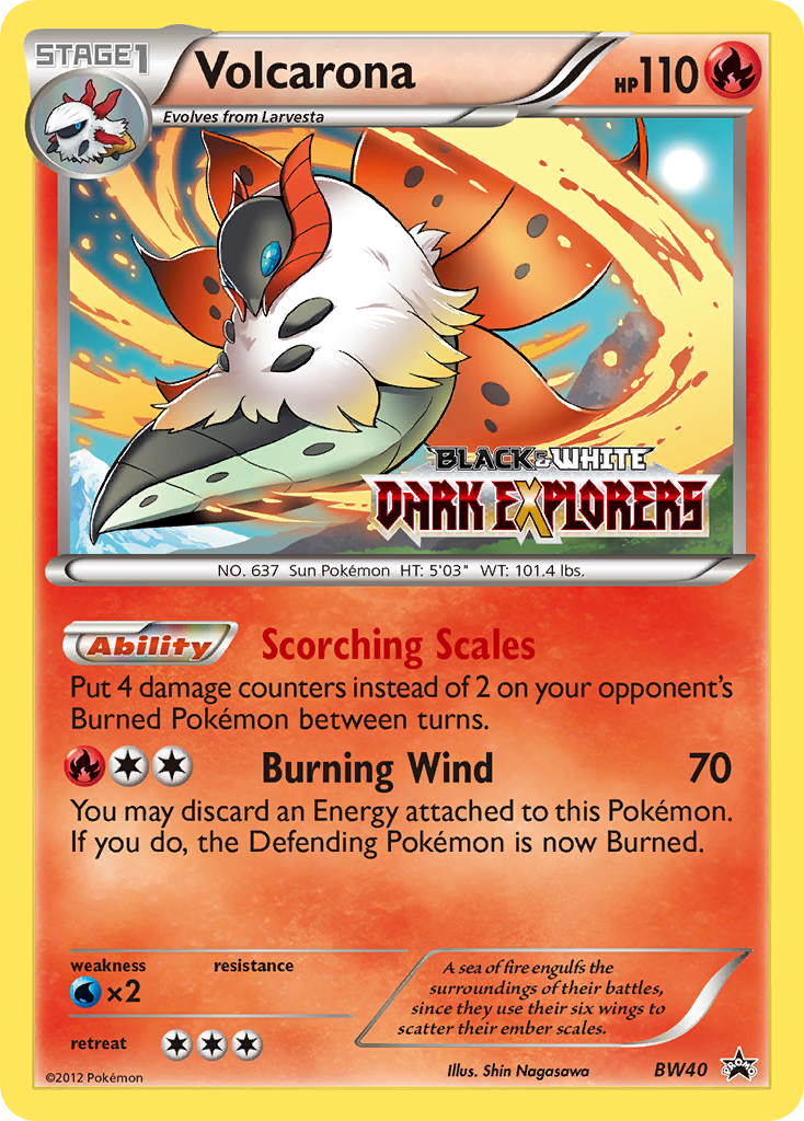 Volcarona (BW40) [Black & White: Black Star Promos] - Card Brawlers | Quebec | Canada | Yu-Gi-Oh!