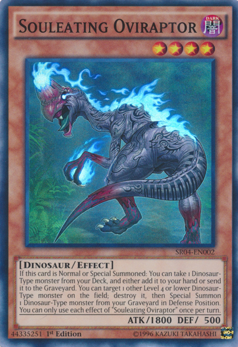 Souleating Oviraptor [SR04-EN002] Super Rare - Yu-Gi-Oh! - Card Brawlers | Quebec | Canada |