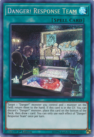 Danger! Response Team [MP19-EN221] Prismatic Secret Rare - Card Brawlers | Quebec | Canada | Yu-Gi-Oh!