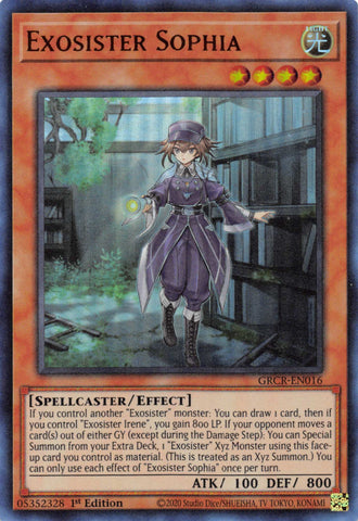 Exosister Sophia [GRCR-EN016] Ultra Rare - Card Brawlers | Quebec | Canada | Yu-Gi-Oh!