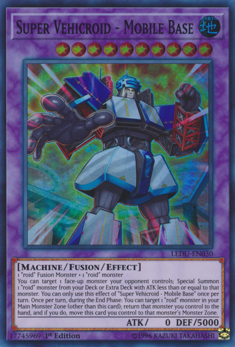 Super Vehicroid - Mobile Base [LEDU-EN030] Super Rare - Yu-Gi-Oh! - Card Brawlers | Quebec | Canada |