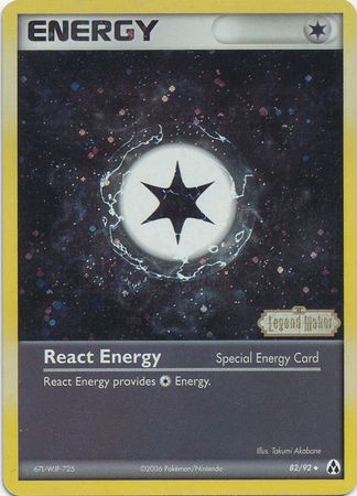 React Energy (82/92) (Stamped) [EX: Legend Maker] - Card Brawlers | Quebec | Canada | Yu-Gi-Oh!