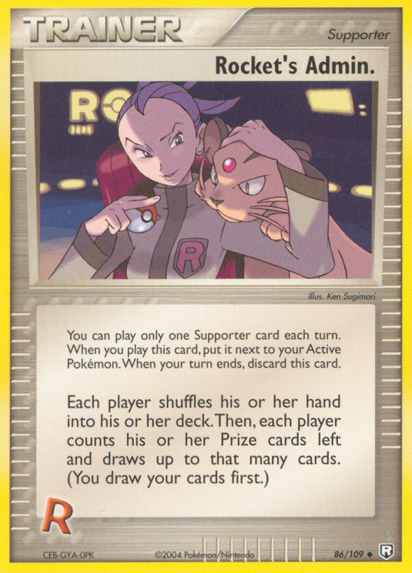 Rocket's Admin. (86/109) [EX: Team Rocket Returns] - Card Brawlers | Quebec | Canada | Yu-Gi-Oh!