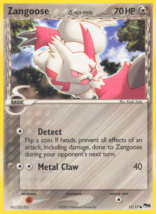 Zangoose (15/17) (Delta Species) [POP Series 5] - Card Brawlers | Quebec | Canada | Yu-Gi-Oh!