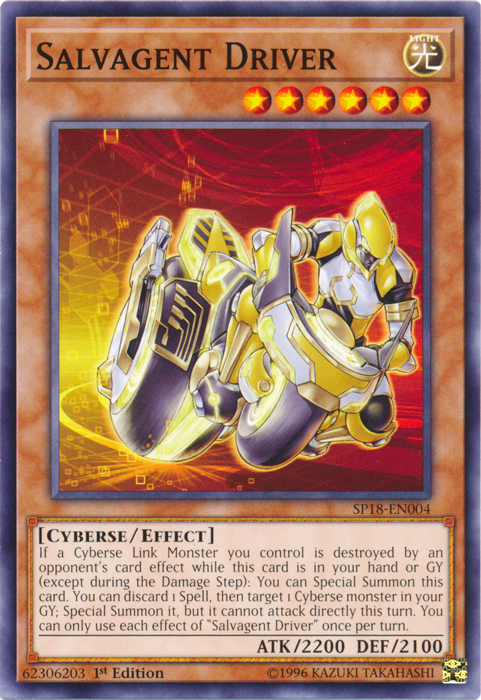 Salvagent Driver [SP18-EN004] Common - Card Brawlers | Quebec | Canada | Yu-Gi-Oh!