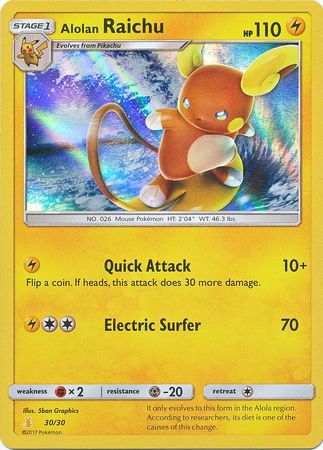 Alolan Raichu (30/30) [Sun & Moon: Trainer Kit - Alolan Raichu] - Card Brawlers | Quebec | Canada | Yu-Gi-Oh!