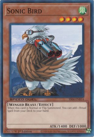 Sonic Bird [SS04-ENB14] Common - Card Brawlers | Quebec | Canada | Yu-Gi-Oh!